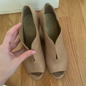 Leather cutout bootie